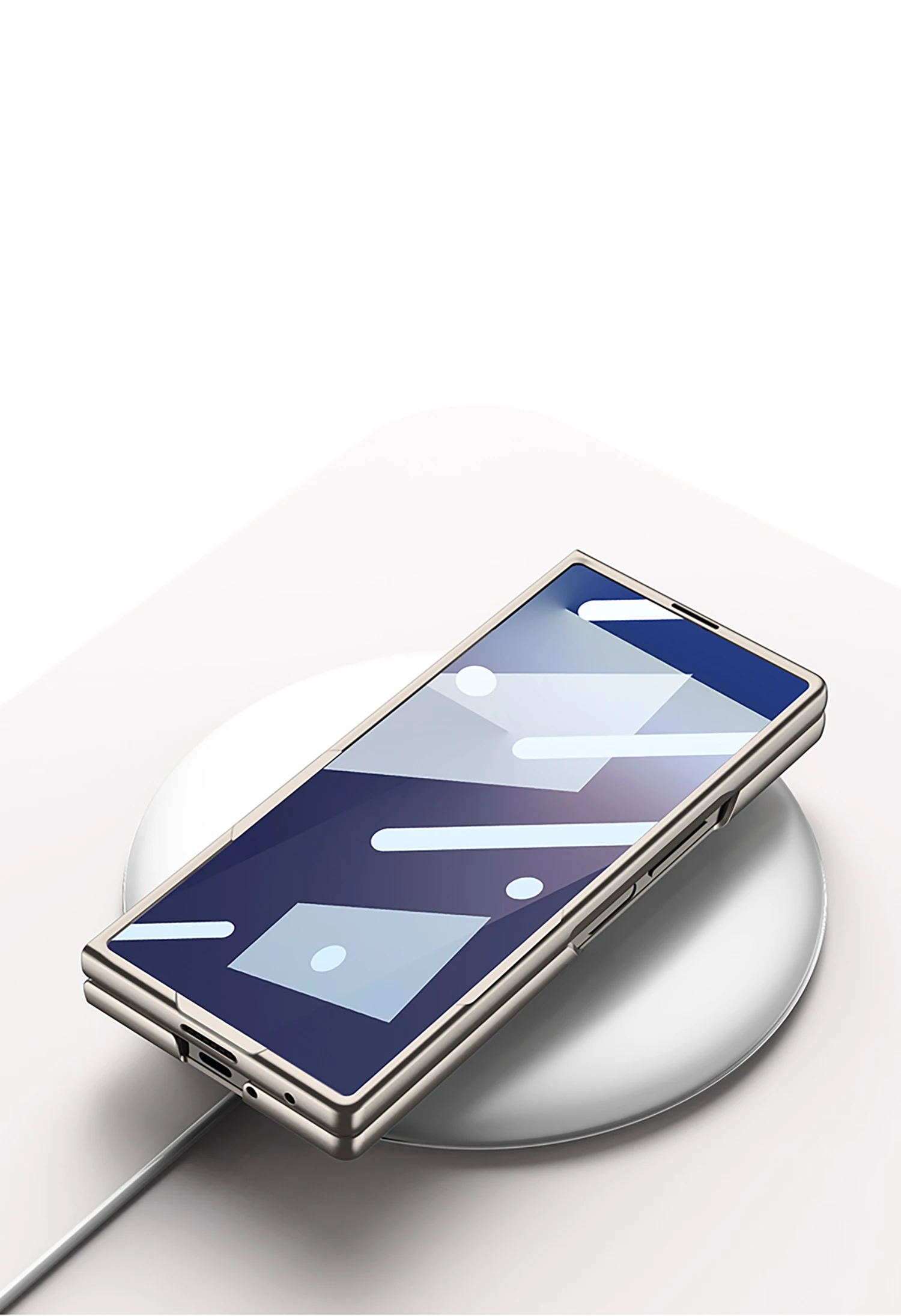 Ultra-thin Silicone Wristband Case For Samsung Galaxy Z Fold 7 Outer Screen Prot
