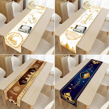 Eid Mubarak Tablecloth Ramadan Decoration For Home 2023