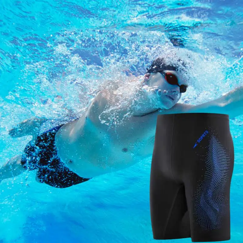 Men's Swim Jammers Adjustable Streamlined Compressed Pant Racing Briefs