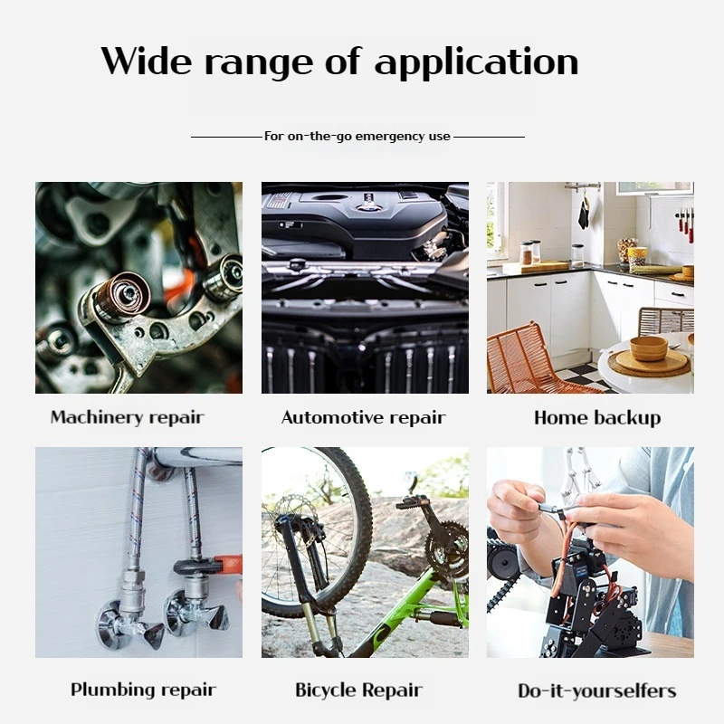 8-in-1 folding hexagonal wrench CR-V material multi-functional folding wrench for cycling/work Portable hand tool set 3
