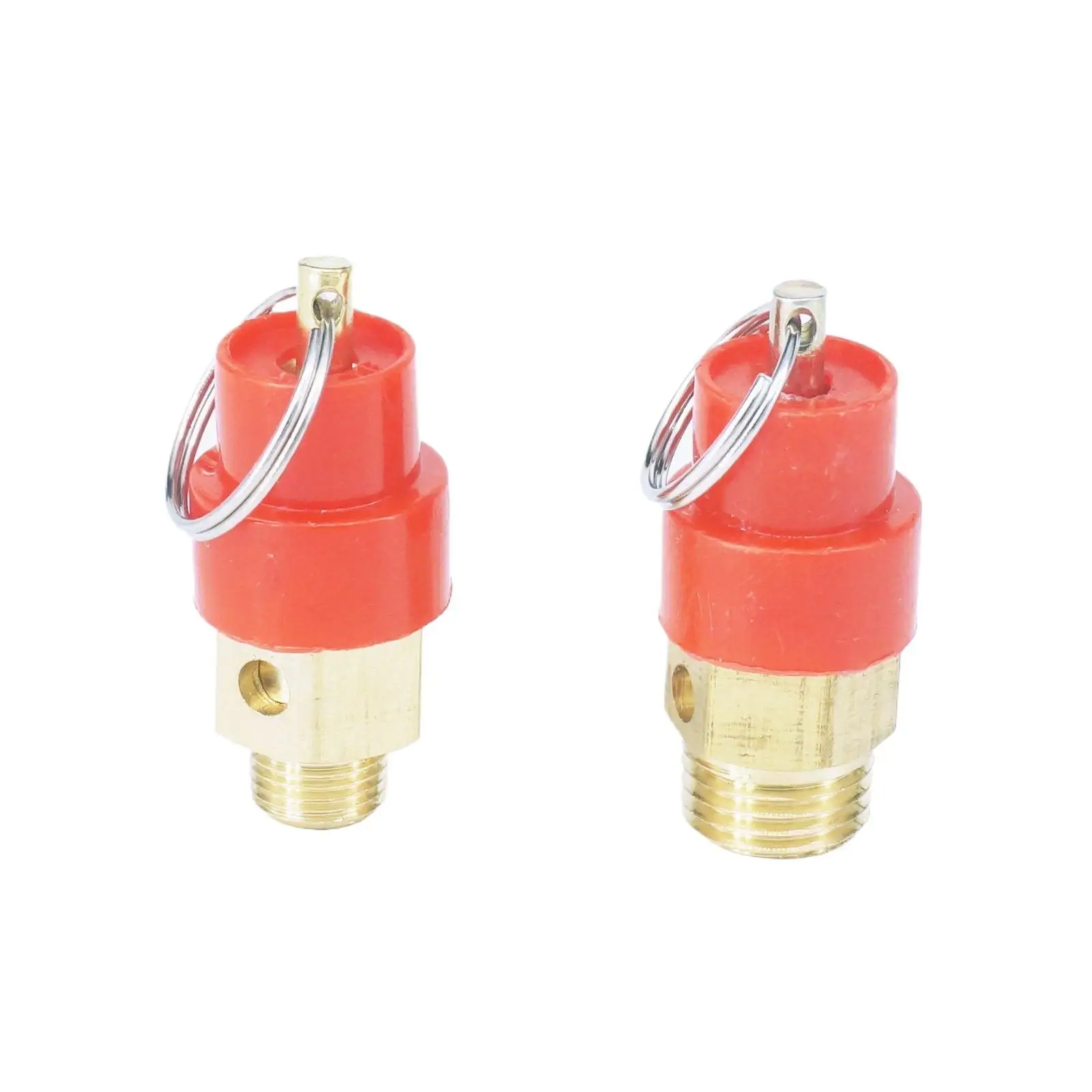 1/8" 1/4" BSP Male Brass Air Safety Valve Relief Valve Pressure Release Air Compressor 3/4/5/6/7/8/10/12/15 Bar air safety valve