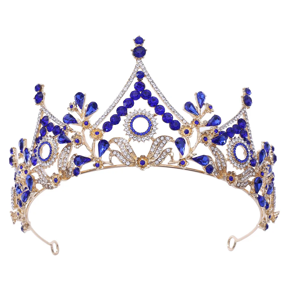 

Свадебная корона головные уборы свадебная корона на день рождения головной убор в стиле ретро роскошные красивые аксессуары для волос для женщин