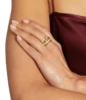 Stacking Engagement Band Rings For Women Plain Micro Paved 5A CZ Mix Color Multi Pieces Stack Full Finger Jewelry 2