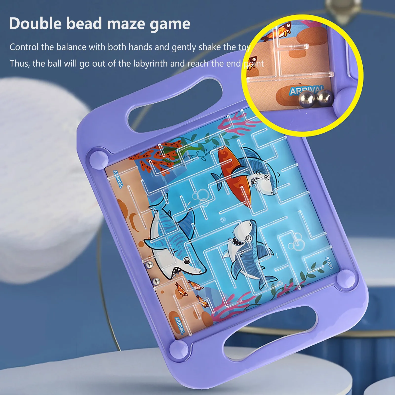 3D Kids Maze Ball Balance Gravity Memory Sequential Puzzle Montessori Early Education Gifts For Baby educational toys Game 3