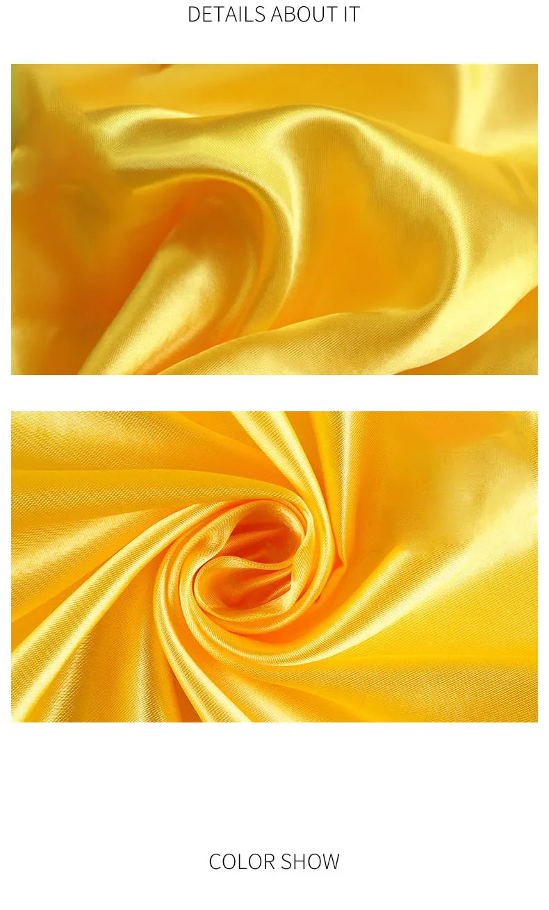 Satinstoff per Meter – Premium-Rockfutter und Schneidemaschine für DIY-Kleidungsvorhänge und Bastelprojekte (einfarbig) – Detail 2