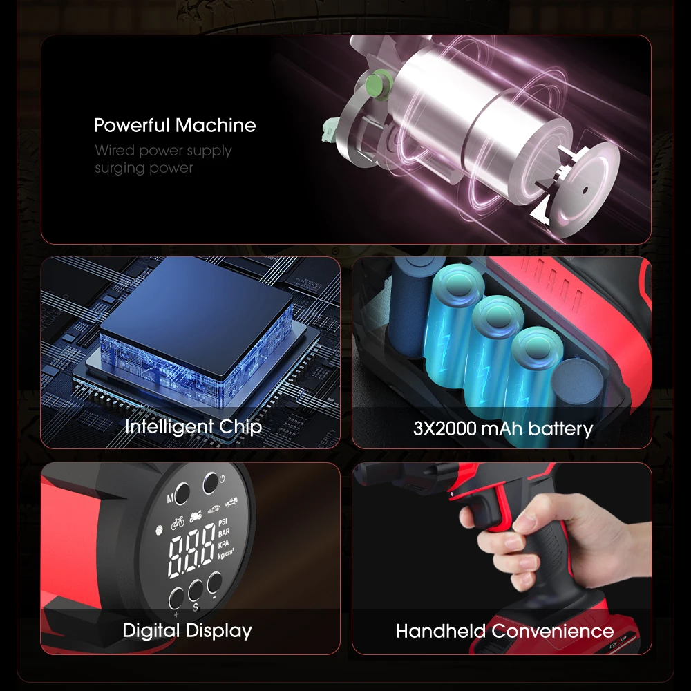 Carsun �ڵ��� Ÿ�̾� ��â��, �ڵ��� �޴�� ���� ����� ����, �ڵ��� ������� �����ſ� ���� �����, DC 12 ��Ʈ LED ����