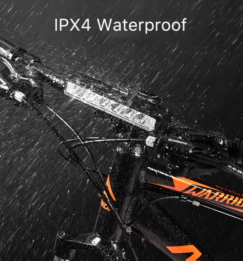 Éclairage Vélo Avant/Arrière Rechargeable USB - 900 Lumens - 5 Modes - Étanche IPX5 - UNBON