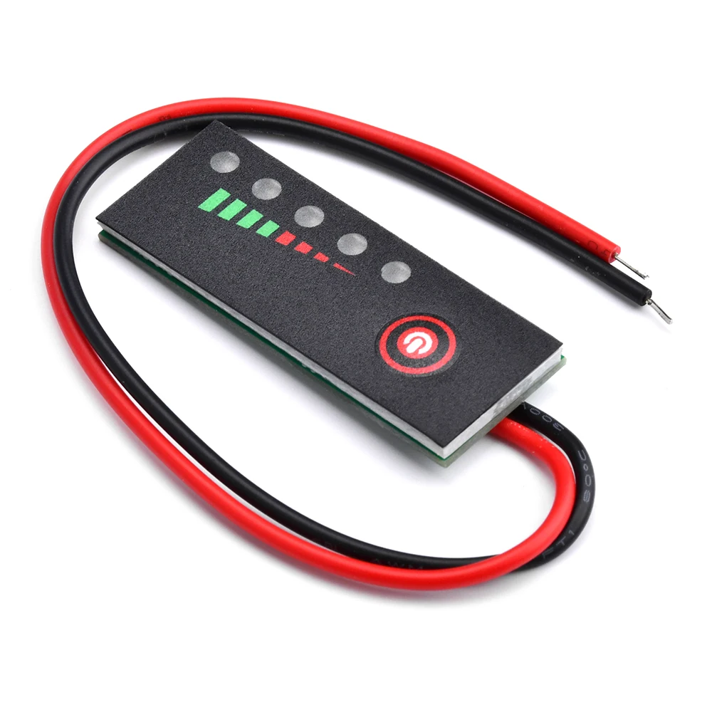 5S 6S 3.7-25.2V Lithium LiFePO4 Battery Capacity Test Power Level Indicator LED Light Display For Electric Tool Charge
