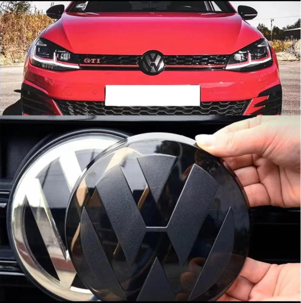 Car Emblem Cover Not Affect ACC Front Grille Or Rear Trunk Lid For Volkswagen Golf 7/7.5/ 8 Passat B8 Polo Jetta Tiguan