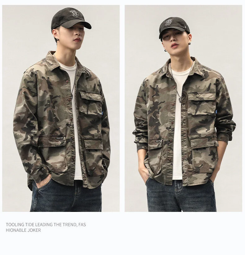 Camouflage Cargo Shirt