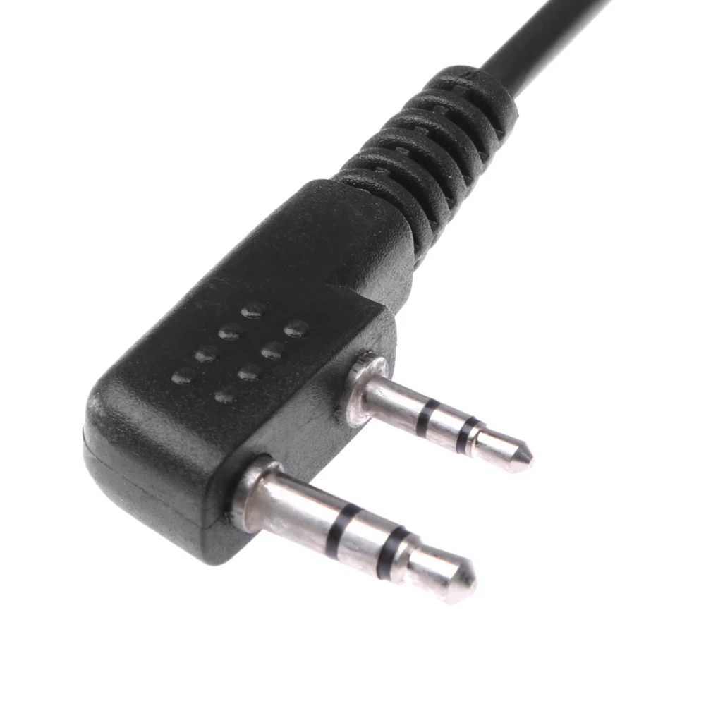 D Shape Walkie Talkie Earpiece Headset with MIC PTT for Radio