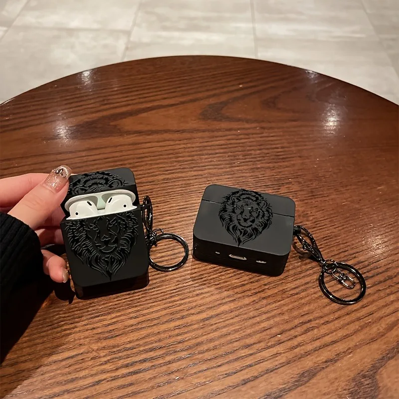 Soft Anti Drop Case for Wireless Earphones with Keychain