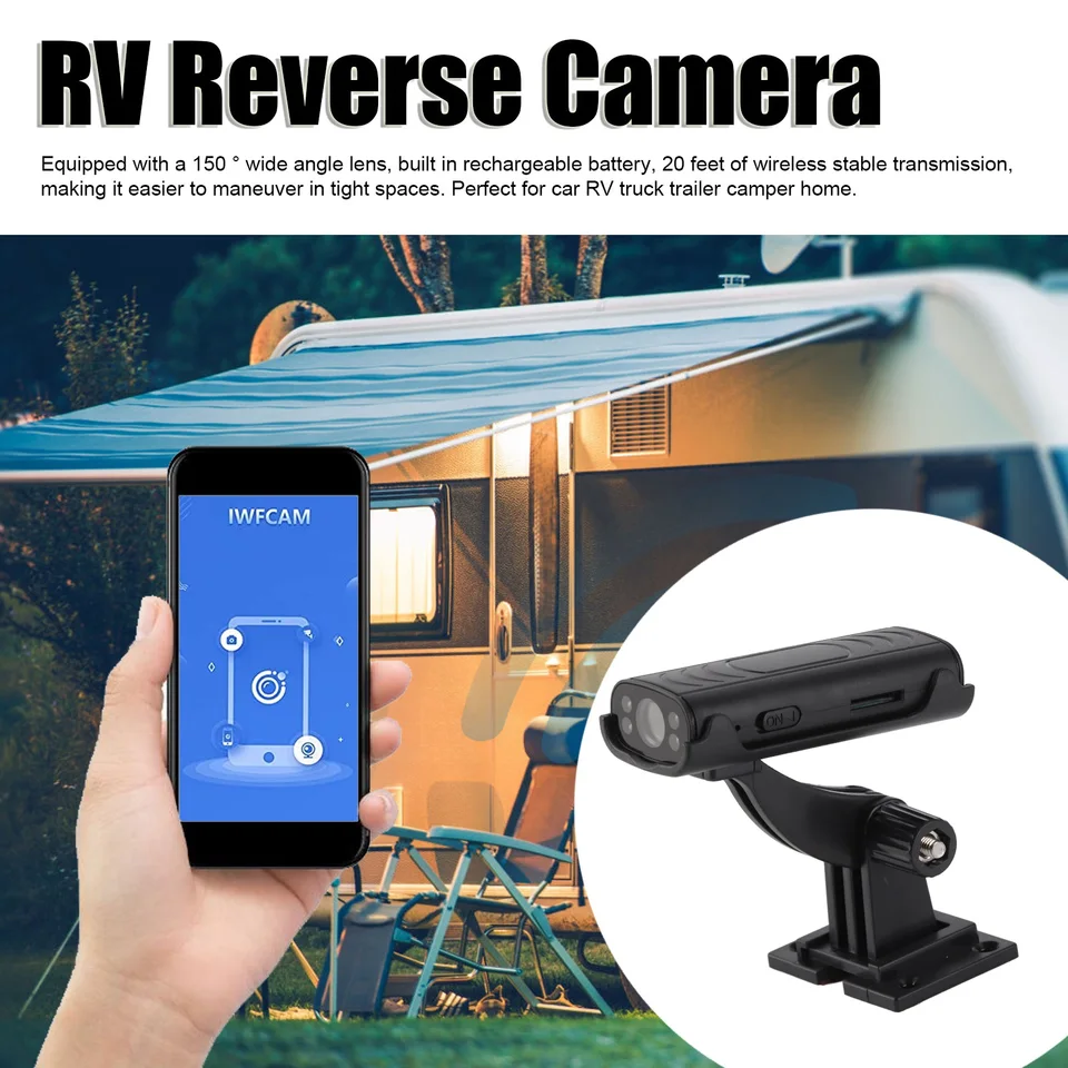 Telecamera Per Retro Per Auto, Camper, Furgoni: Angolo Ultra Largo 150°, Visione Notturna, Nuova! - Foto 2