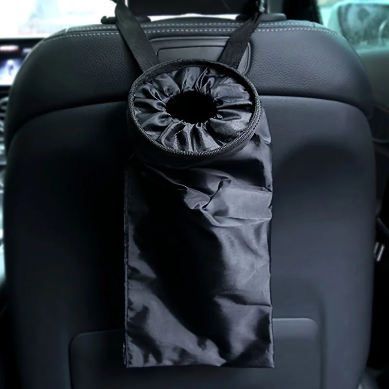 Car Storage Bags Seat Back Trash Hanging Litter Bag Garbage Storage Rubbish Container Oxford Cloth Car Aste Bins Cleaning Tools