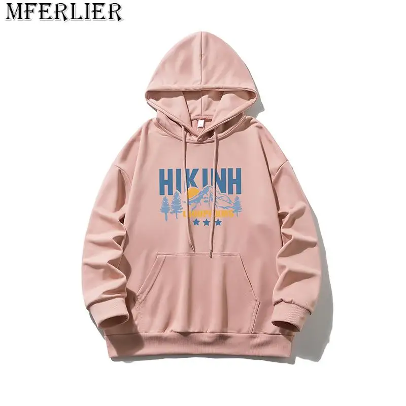 

Мужская Повседневная Толстовка с длинным рукавом и капюшоном, с надписью, Мужской свитшот, уличная одежда в стиле хип-хоп, пуловер оверсайз, осень 2023