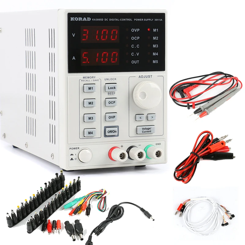 Digital Control 30V 5A Laboratory Adjustable DC Power Supply for Laptop Repai  S 