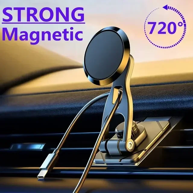 Mobile Phone Stand in Car Universal Magnetic Car Phone Holder Mount Dashboard Bracket Support for IPhone Xiaomi Samsung Huawei