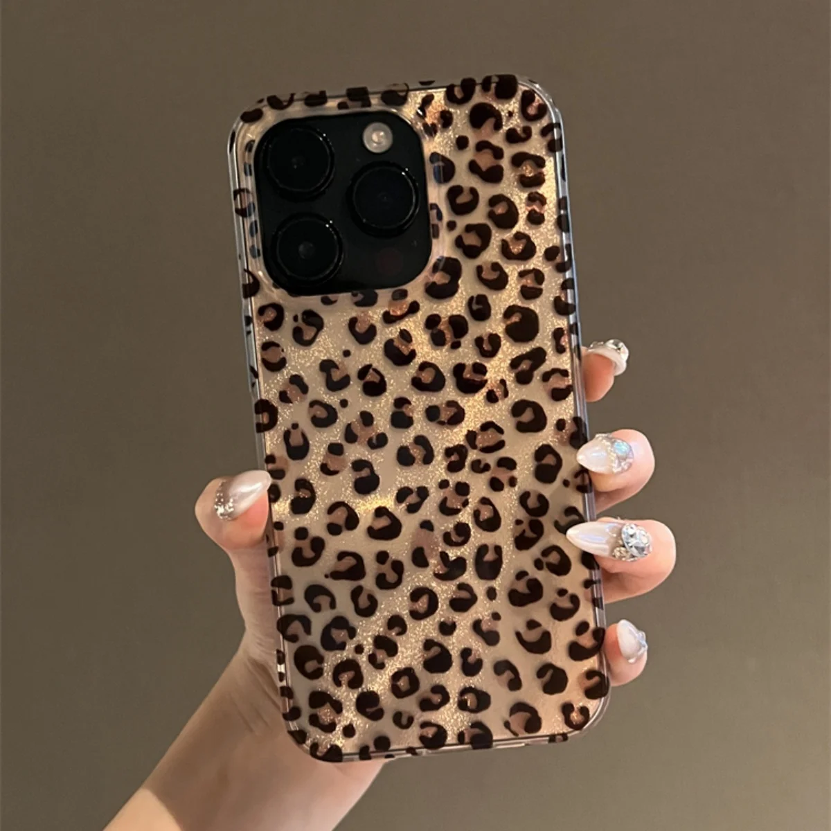 รูปสินค้า เคสลายเสือดาวน่ารัก ป้องกันรอย iPhone 16/17/15/14/13/12 Pro Max