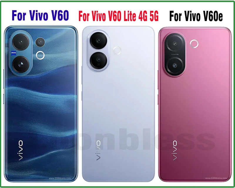 Leather Wallet Flip Case for Vivo V60 - Elegant Protective Phone Cover Pouch
