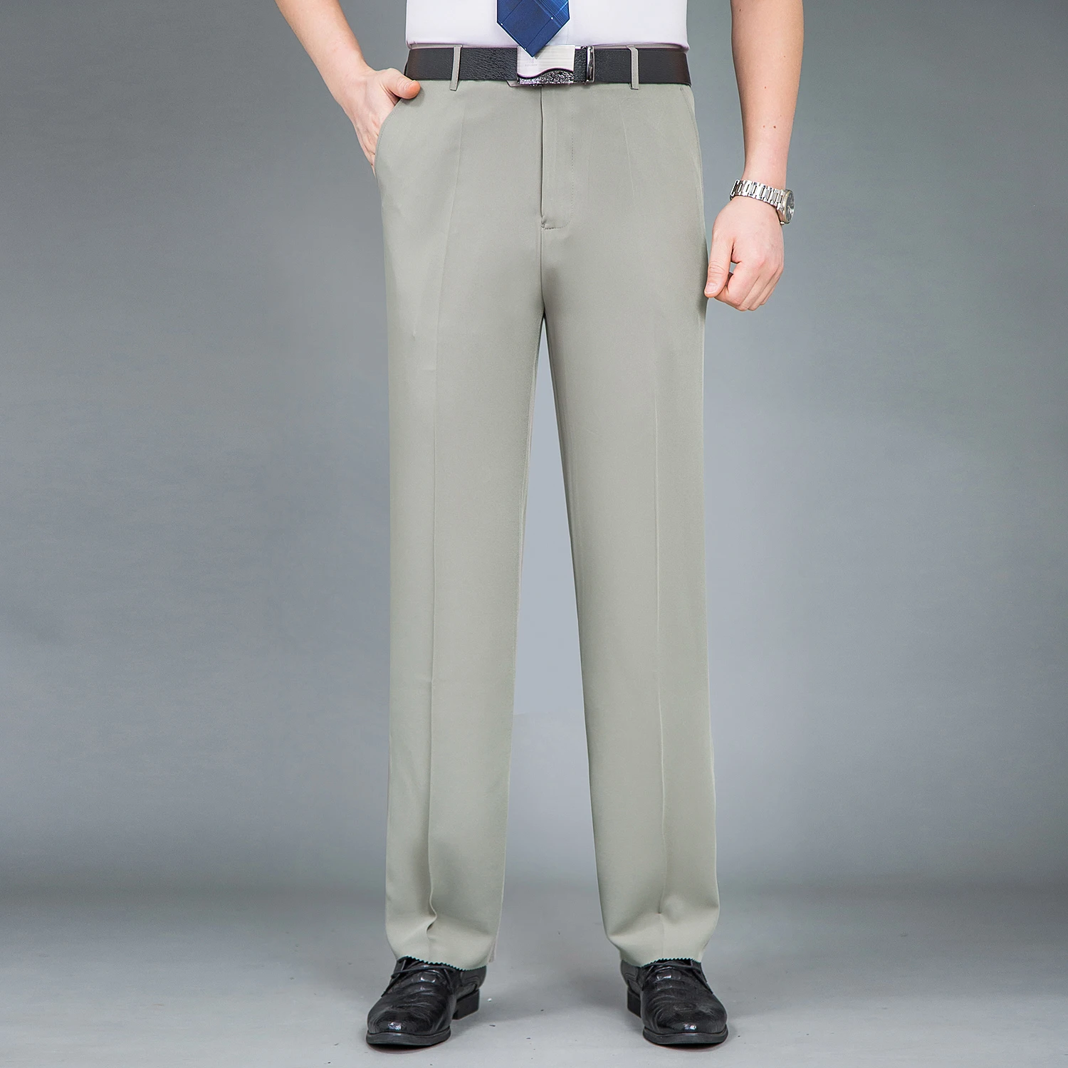 Buy Trendy Polyester Viscose Slim Fit Solid Formal Pants For Men- Pack Of 2  Online In India At Discounted Prices