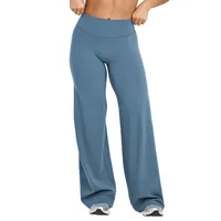 NCLAGEN Pantalon de sport SoftMotion à jambe droite pour femme, taille haute, pour yoga, gym, sensation seconde peau, pilates, course à pied 3