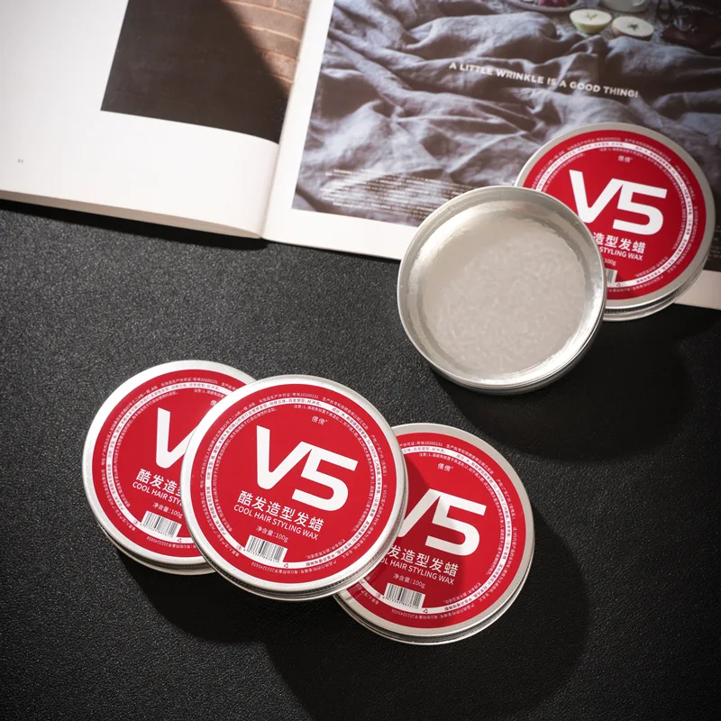 Men's refreshing hair wax hair mud barber shop special style fluffy long-lasting styling Moisturizing and Brightening