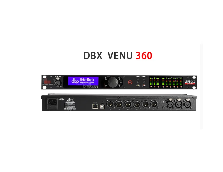 

D 360 3 in 6 Out Professional Stage Performance Linear-Array Amplifier Speaker Digital Audio BX Processor