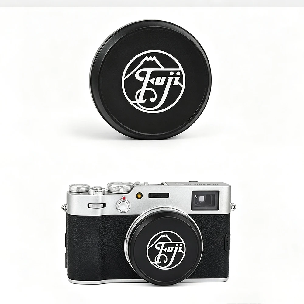 Premium Aluminum Camera Lens Cap with EVA Soft Lining - Fuji Accessories