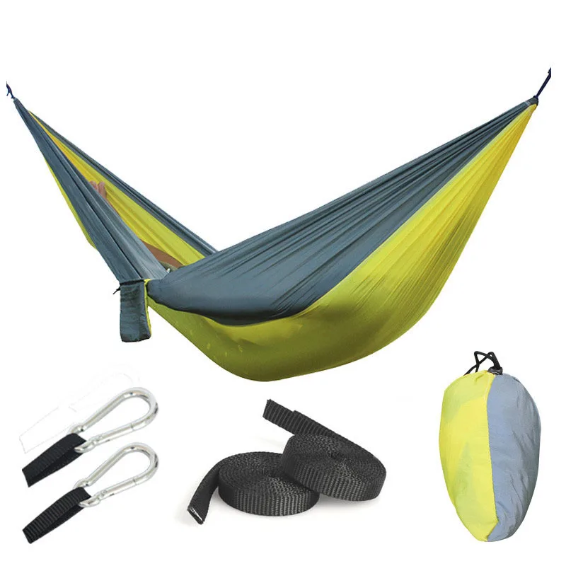 Camping Hammock Double Single Portable Hammocks with 2 Tree Straps Lightweight  Hammocks for Travel Beach Backyard Patio Hiking 