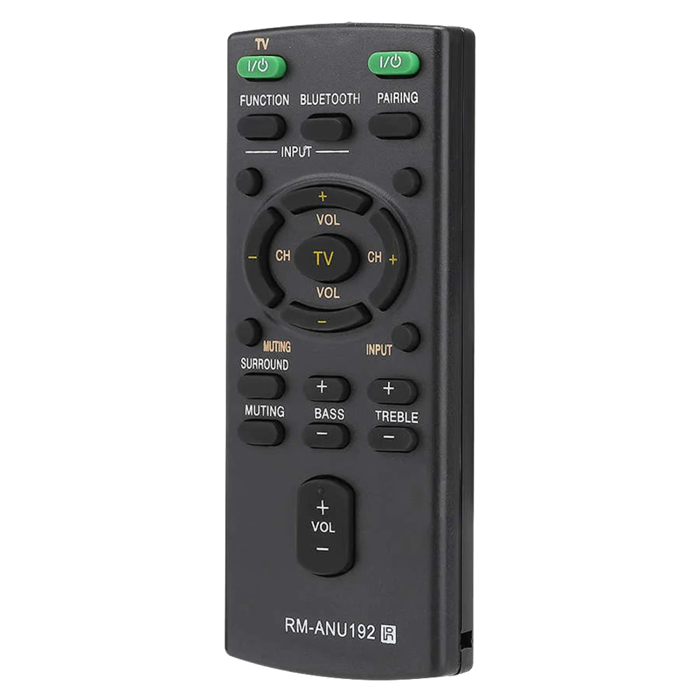

RM-ANU192 Bluetooth Speaker Remote Control for Sony Sound Bar SACT60BT SS-WCT60 SSWCT60 HT-CT60BT HTCT60BT SA-CT60BT