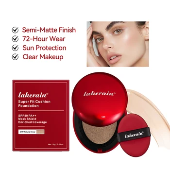 Sunscreen Cushion Foundation Fit Cushion Foundation Full Coverage Waterproof Long-lasting Concealer Long-lasting Makeup 3
