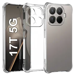 Clear Shockproof TPU Protective Case - Transparent and Durable Design for Xiaomi 17T Pro (Transparent)