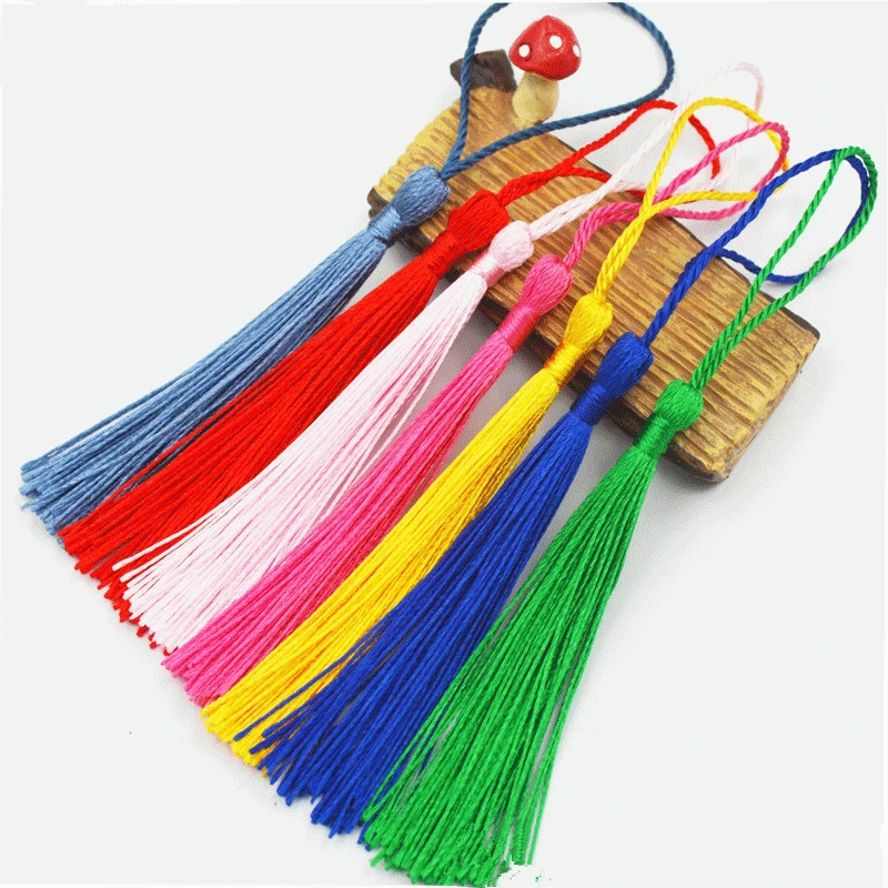 Description Picture 3 of item10pcs/Lot 14cm Polyester Tassels Fringe Cotton Tassels Trim For Sewing Curtains Accessories DIY Home Wedding Decoration