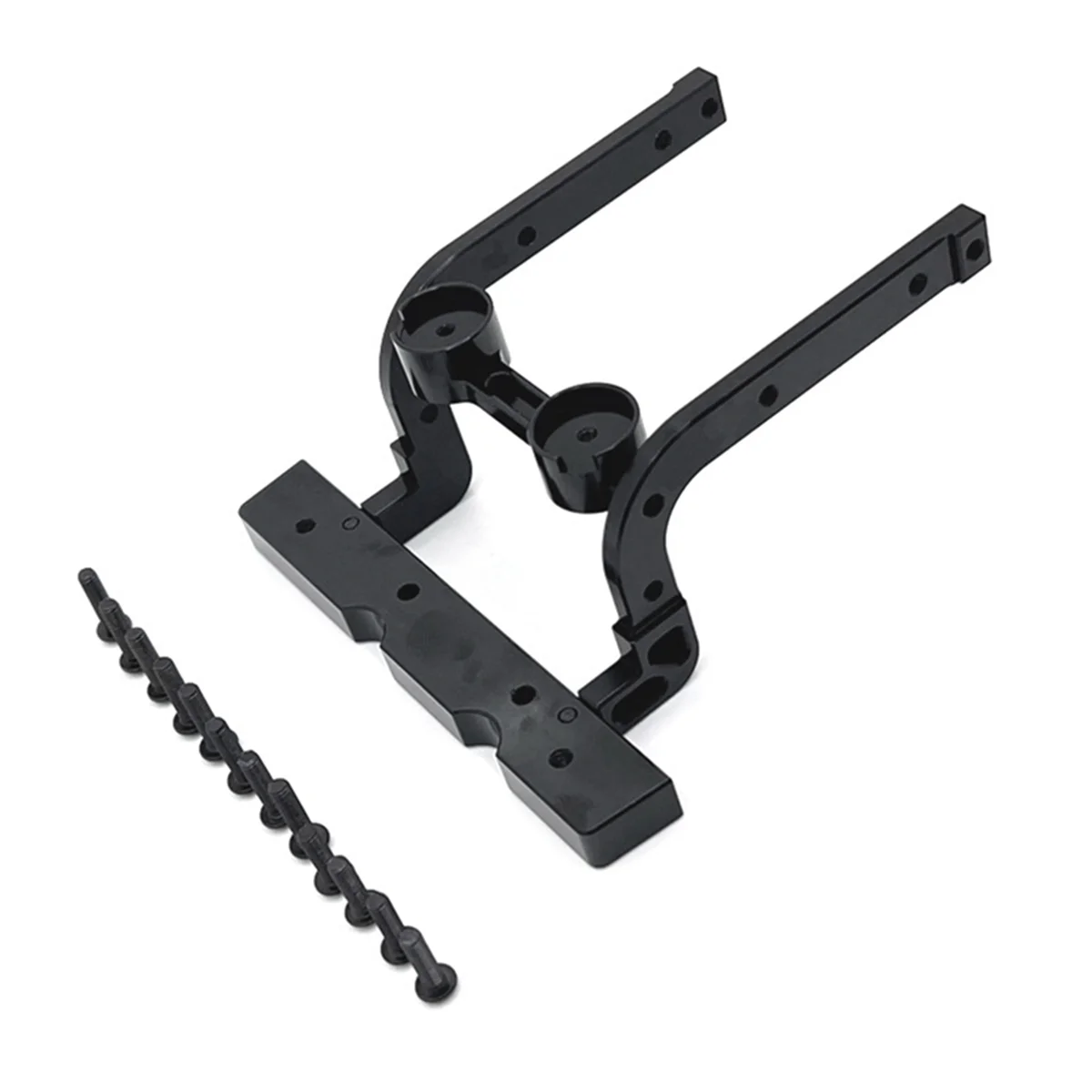 BAAU RC Car Upgrade Front Bumper Fixed Kit for 1/12 H12Y H12Y+ RC Car Upgrade Accessories Black