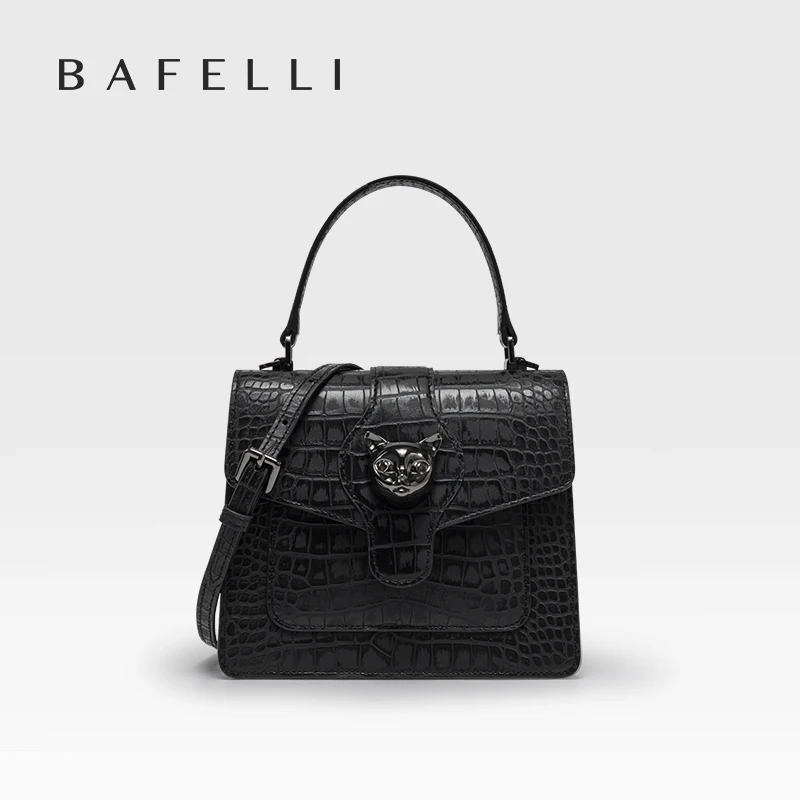 

2024 NEW WOMEN'S HANDBAG BAFELLI GENUINE LEATHER BAGS FOR WOMEN LUXURY DESIGNER BRAND FEMALE CASUAL SHOULDER FASHION PURSE