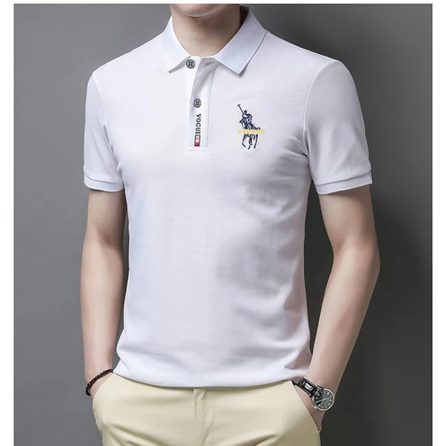 At understrege køber Remission Mens Shirts Polo Golf Lacoste Knitted Polo Homme Ropa Hombre Formal Camisa  Masculina Mens Shirts Camisas De Hombre - Polo Shirts - AliExpress