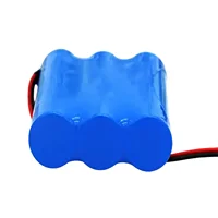 Packs de batteries Li-ion 3S1P 18650, batterie Rechargeable au Lithium 12V 11.1V pour caméra de vidéosurveillance, alimentation de secours, lumière LED pour balayeuse 6