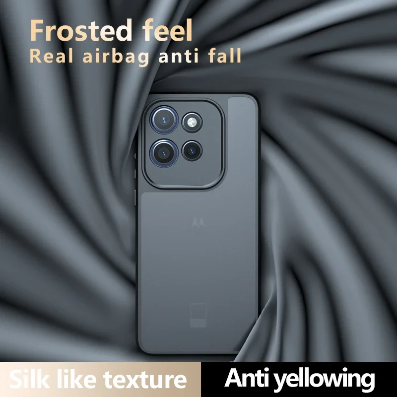 Ultimate Airbag Super Protection Soft TPU+PC Clear Matte Back Cover Phone Case