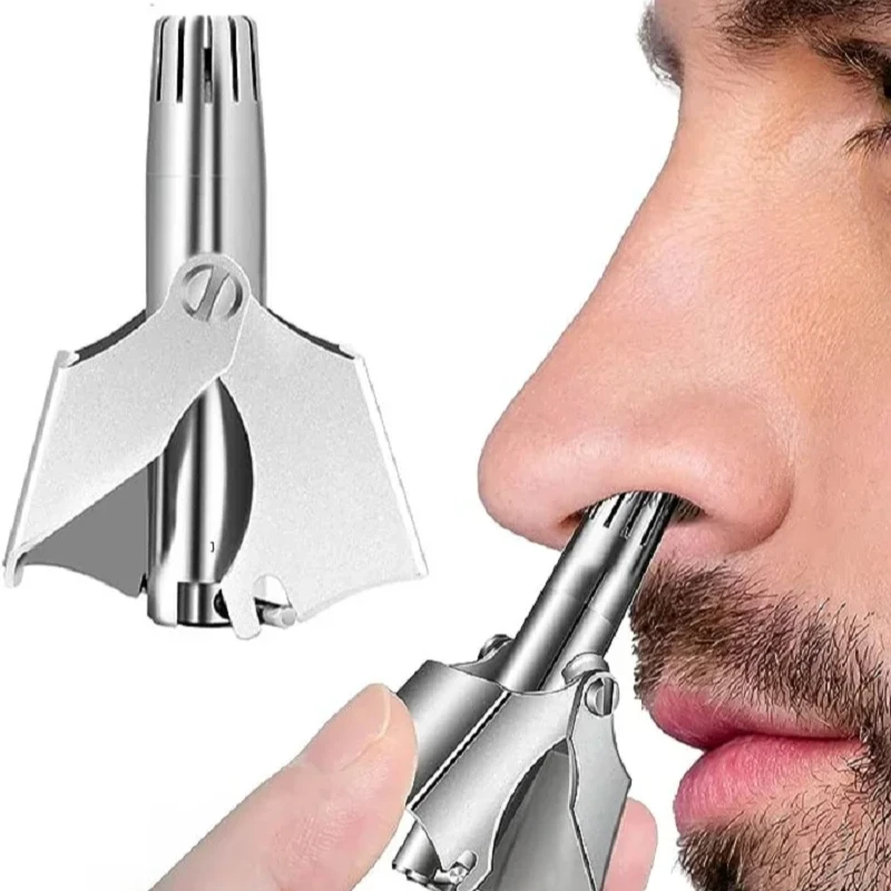 Nose Hair Trimmer Manual Shaver Razor Washable Portable for Men