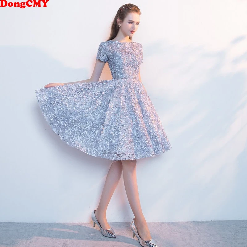Cocktail Dress Short Sexy Flowers Cocktail Dresses Dinner Elegant