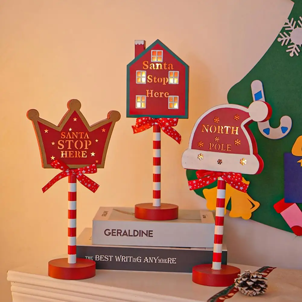 VintageStreetSignLightHolidayHomeDecorVintageReusableChristmas