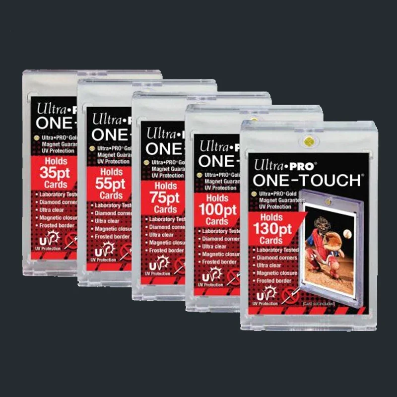 Original Ultra Pro Cards Bricks Football Cards Brick One Touch Holder Semi Rigido Top Loaders Protect 35/55/75/100/130/180/200Pt