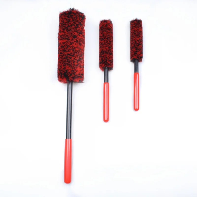 

Auto Wheel Detailing Brush Bendable Wheel Woolies Car Cleaning Tools for Car Rim Tire Washing Easily Clean Hard-To-Reach Areas