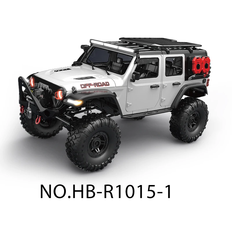 HB RC Cars R1011-1 Jeep Wrangler 1:10 4WD Off-Road Vehicle with