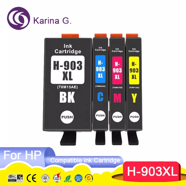 New upgrade 903 903XL compatible ink cartridge for hp Officejet Pro 6950  6960 6961 6963 6964 All-in-one Printer, hp 903XL 907XL - AliExpress