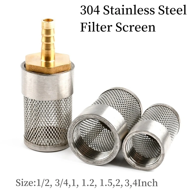 StainlessSteelFemaleThreadFilterAgricultureIrrigationMeshFilter