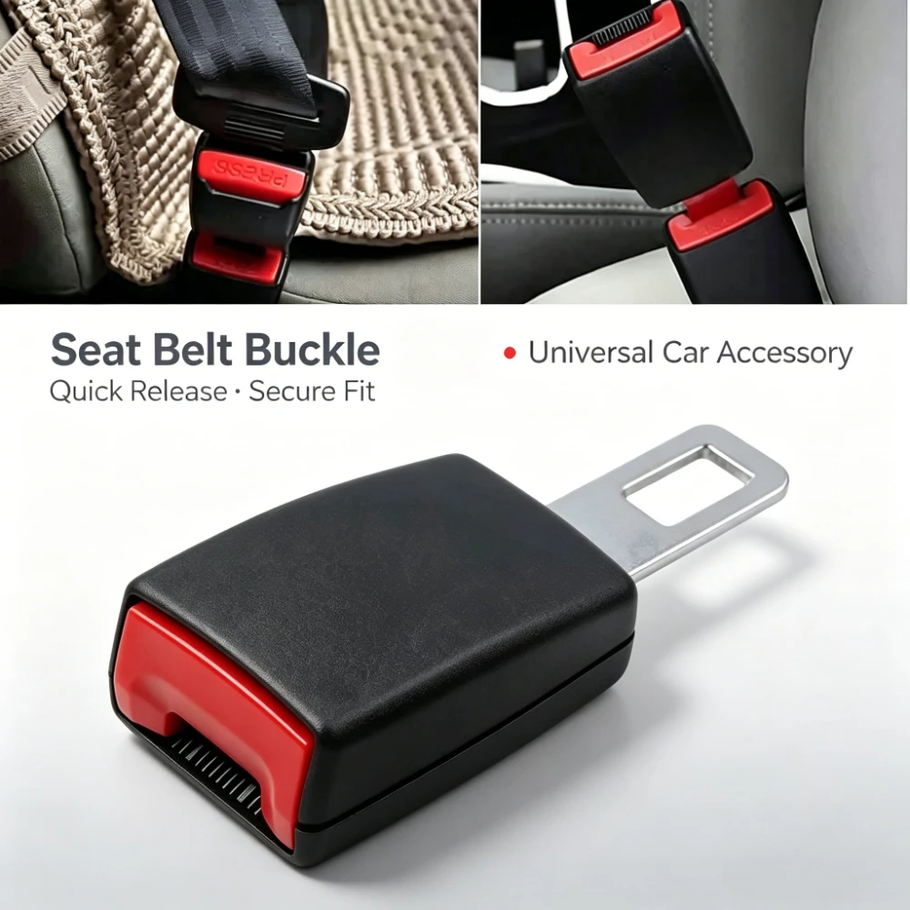 Estensore per Cintura di Sicurezza Auto, Clip Universale per Fibbia, Adattatore per Lingua da 20-22MM, Accessorio di Sicurezza per Veicoli