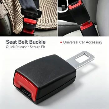 Estensore per Cintura di Sicurezza Auto, Clip Universale per Fibbia, Adattatore per Lingua da 20-22MM, Accessorio di Sicurezza per Veicoli
