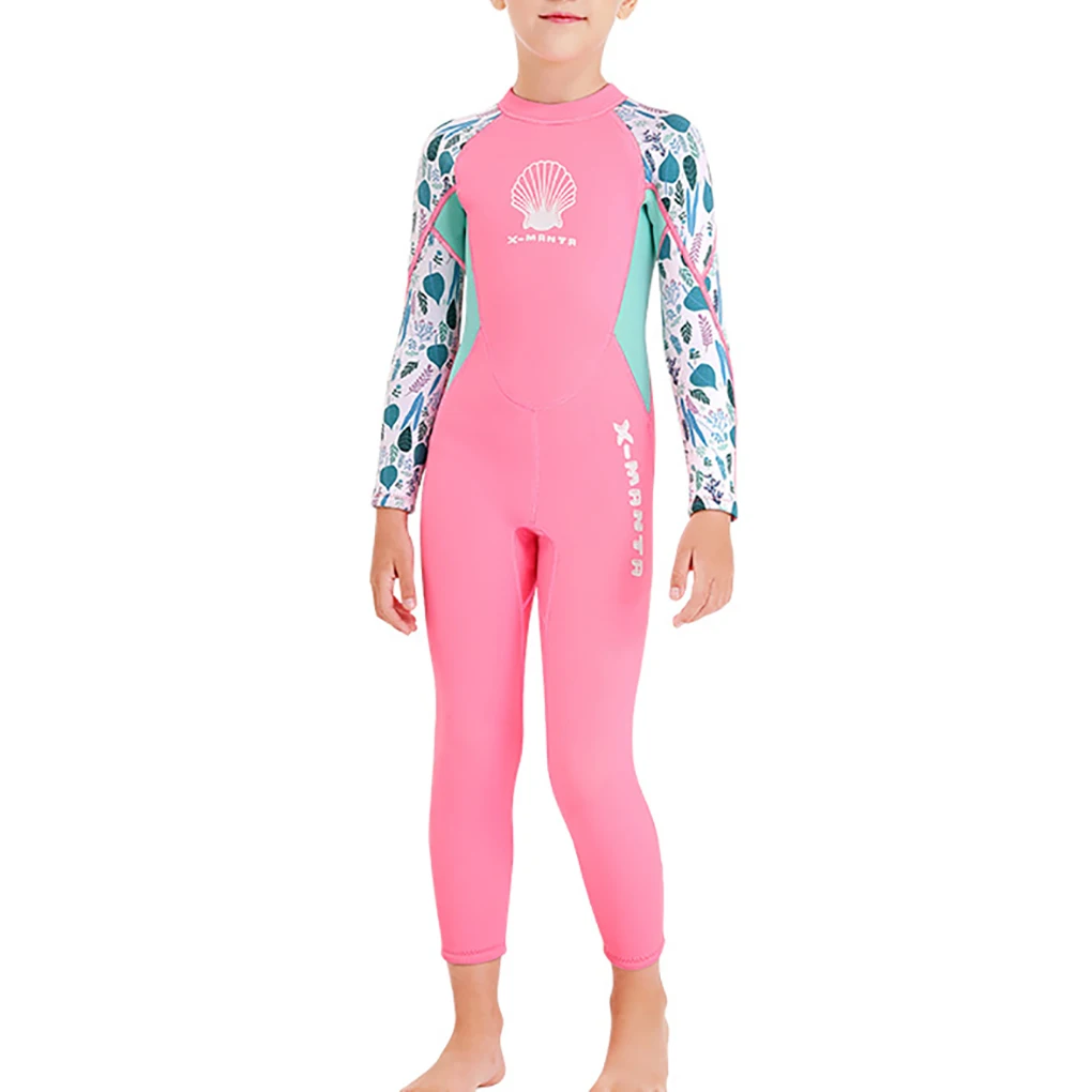 

DIVE SAIL Children Diving Suit Portable Warm Keeping UPF 50 3 Layer Protective Swimming Wetsuit Clothes Green XXL
