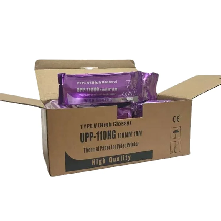  UP-890 UP-895MD UP-D895 UP-897MD UP-D897 호환 UPP-110HG 초음파 인쇄 용지, A6 사이즈, 흑백, 10 롤